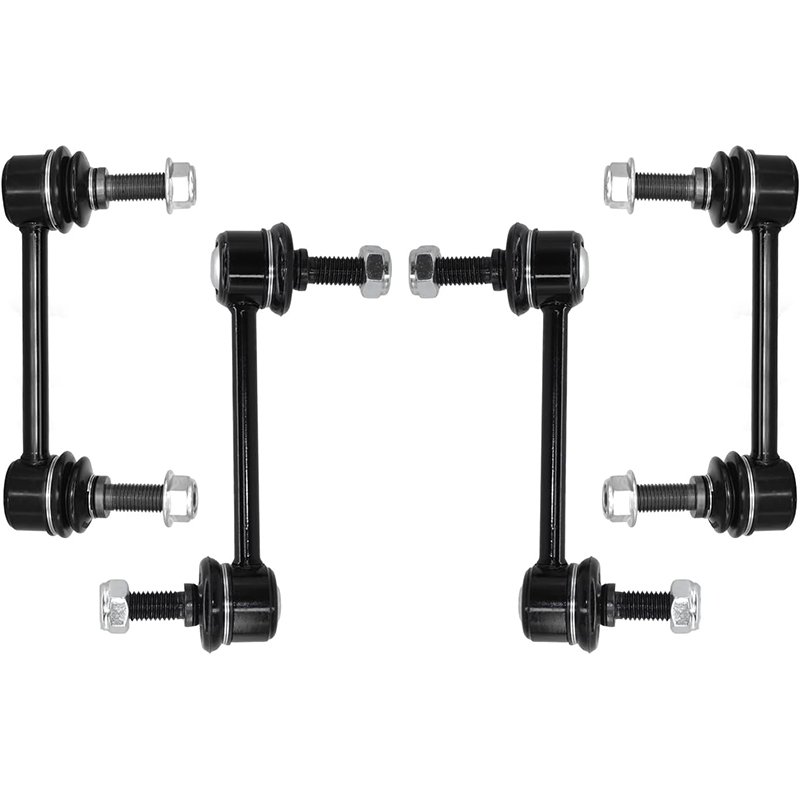 K750185 K750243 Front & Rear Sway Bar End Links Stabilizer Replacement for 2006 2007 2008 2009 2010 Hummer H3